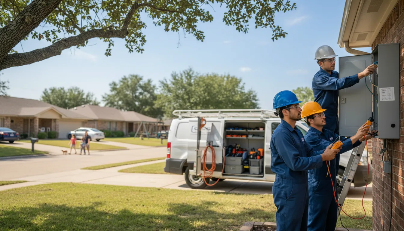 Certified electrician providing emergency electrical services in Oshkosh, NE